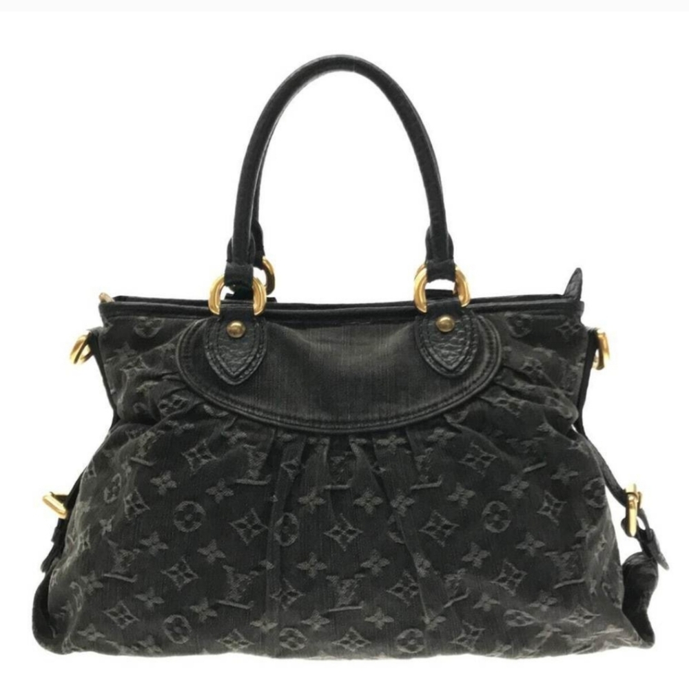 Auth Louis Vuitton Neo Cabby Mm Noir #63871L70B